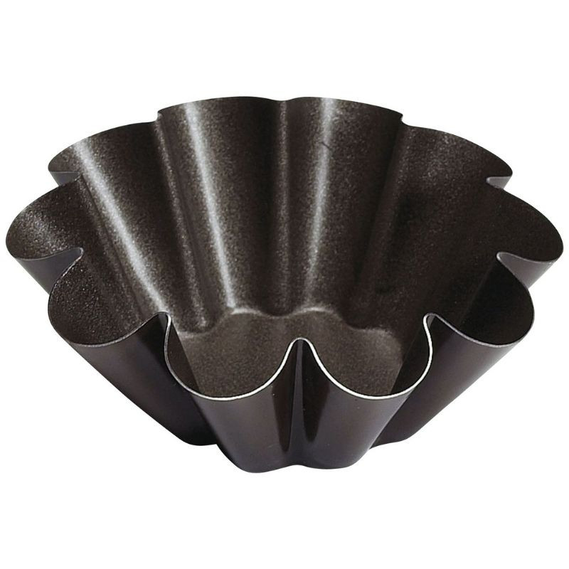 Kalup za brioš u čeličnoj izvedbi - 10 rebra - Ø 80 mm - Tellier Kalup za brioš u čeličnoj izvedbi - 10 rebra - Ø 80 mm - Tellier