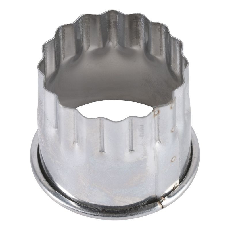 Round Fluted Stainless Steel Cutter - Ø 50 mm - Tellier Round Fluted Stainless Steel Cutter - Ø 50 mm - Tellier