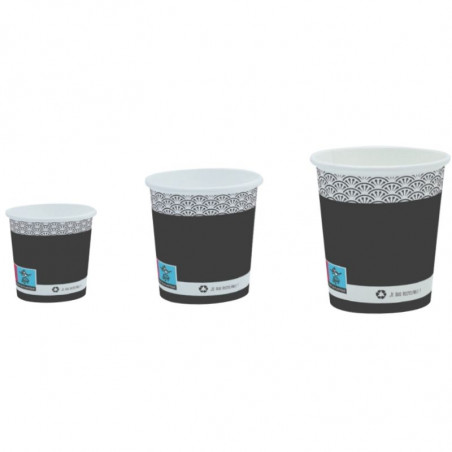 Čaša za kavu od kartona Elegance - 10 cl - Eko odgovorno - Paket od 50