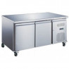 Pozitivni rashladni stol s 2 vrata 228 L ventilirani inox