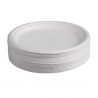 Assiettes Rondes en Bagasse - 26,1 cm - Lot de 50 - FourniResto