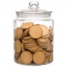 Bocal à Biscuits en Verre - 6,35 L - Olympia - Fourniresto