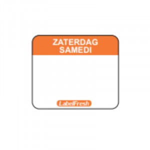 Etiketa za praćenje Label FreshEasy - Subota - 30 x 25 mm - Pakiranje od 1000