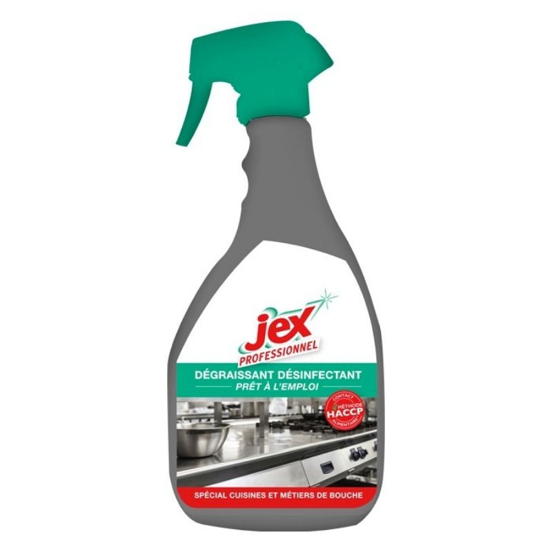 Spray Dégraissant Désinfectant - 1 L - Lot de 2 - Jex Spray Dégraissant Désinfectant - 1 L - Lot de 2 - Jex