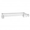 Metalna zidna polica L 1220 x D 360 mm - Vogue