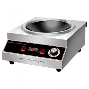 Wok za indukciju Pro 3500 W Inox — Konkavna zona Ø227