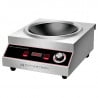 Wok za indukciju Pro 3500 W Inox — Konkavna zona Ø227