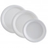 Okrugli tanjur od bagase - 180 mm - Paket od 50 - FourniResto