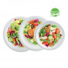 Okrugli tanjur od bagase - 180 mm - Paket od 50 - FourniResto