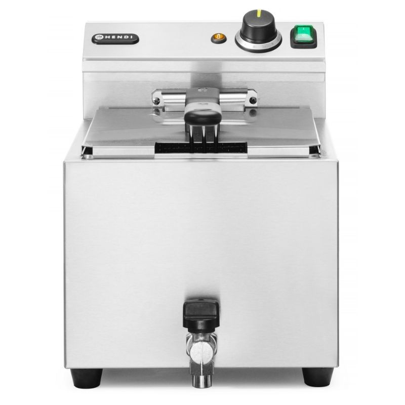 Fryer with Drain Tap Profi Line - 10 L - Hendi Fryer with Drain Tap Profi Line - 10 L - Hendi
