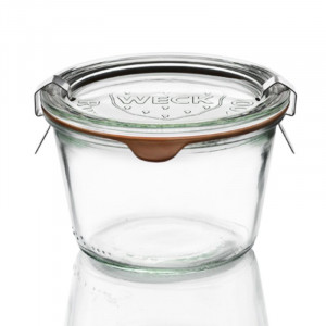 Stakleni bokal Weck ravni - 370 ml - Paket od 6