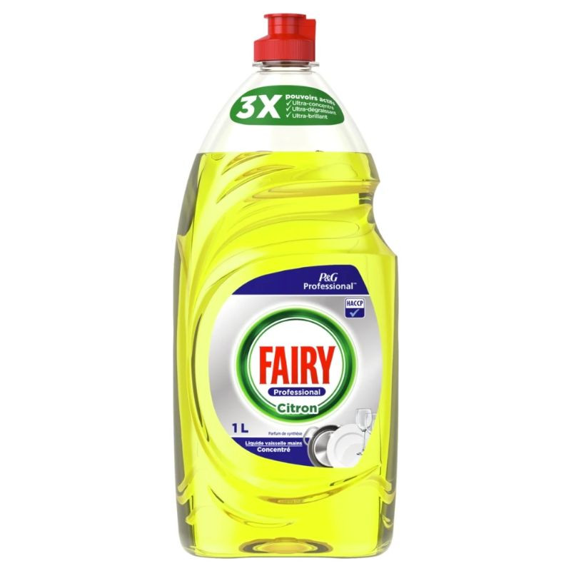Tekući deterdžent za posuđe Koncentrat limun - 1 L - Fairy Professional