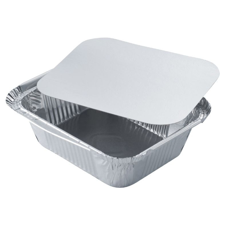 Barquette en Aluminium avec Opercule "Combi Pack" - 670ml - Lot de 100 Barquette en Aluminium avec Opercule "Combi Pack" - 670ml - Lot de 100
