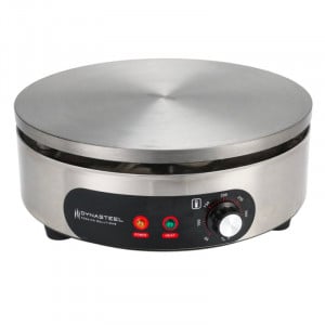 Crêpière Électrique Pro Ø 400 mm 3000 W — Plaque Fonte