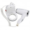 Wall-Mounted Hair Dryer 1100 W White ABS | Hotel & CHR