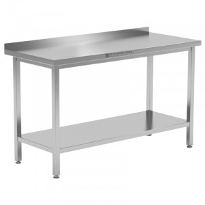Stol od nehrđajućeg čelika Dynasteel: Robustan i praktičan - 1400x700mm