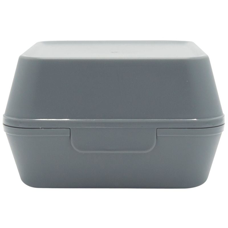 Boîte Burger Réutilisable Grise M en PP - Lot de 24 Boîte Burger Réutilisable Grise M en PP - Lot de 24