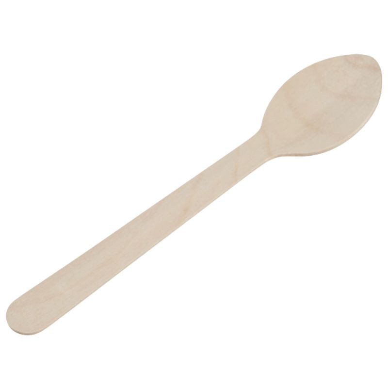 Žlica za juhu od drveta - 160 mm - Paket od 100