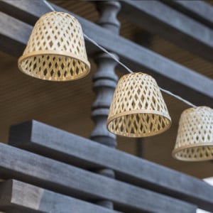 Guirlanda Svjetlosna Bambus Solarna i LED Utičnica - Chill Hybrid - Lumisky