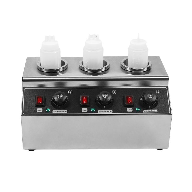 Triple Dynasteel Chocolate Warmer: Professional electric bain-marie for chocolate sauce Triple Dynasteel Chocolate Warmer: Professional electric bain-marie for chocolate sauce
