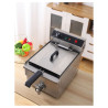 Profesionalna friteza 13 L 3000 W s ispuštanjem - Inox