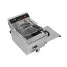 Profesionalna friteza 13 L 3000 W s ispuštanjem - Inox