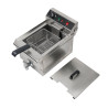 Profesionalna friteza 13 L 3000 W s ispuštanjem - Inox