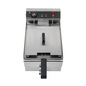 Profesionalna friteza 13 L 3000 W s ispuštanjem - Inox