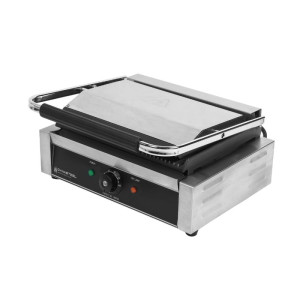 Grill Panini Pro 2200 W Rebrasti 340x220 mm Inox