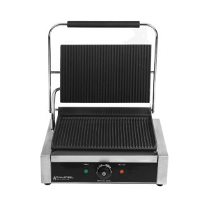 Grill Panini Pro 2200 W Rebrasti 340x220 mm Inox