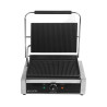 Grill Panini Pro 2200 W Rebrasti 340x220 mm Inox