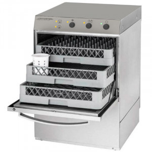 Profesionalna perilica posuđa Dynasteel obnovljena s dozatorom i pumpom - 50x50 cm