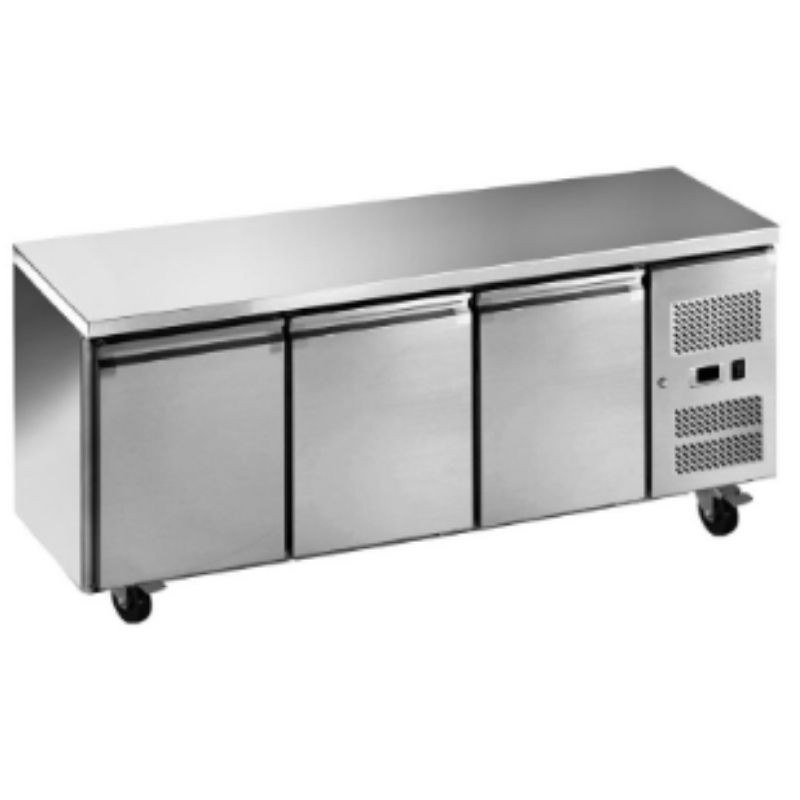 Positive Refrigerated Table Depth 600 - 3 Doors - Refurbished Positive Refrigerated Table Depth 600 - 3 Doors - Refurbished