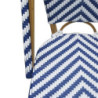 Stolica pariškog stila od plavog ratana - set od 2 - Bolero
