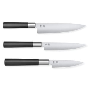 Set od 3 noža Wasabi Black - Profesionalno rezanjeNoževi Kai Wasabi Black - Japanska preciznost