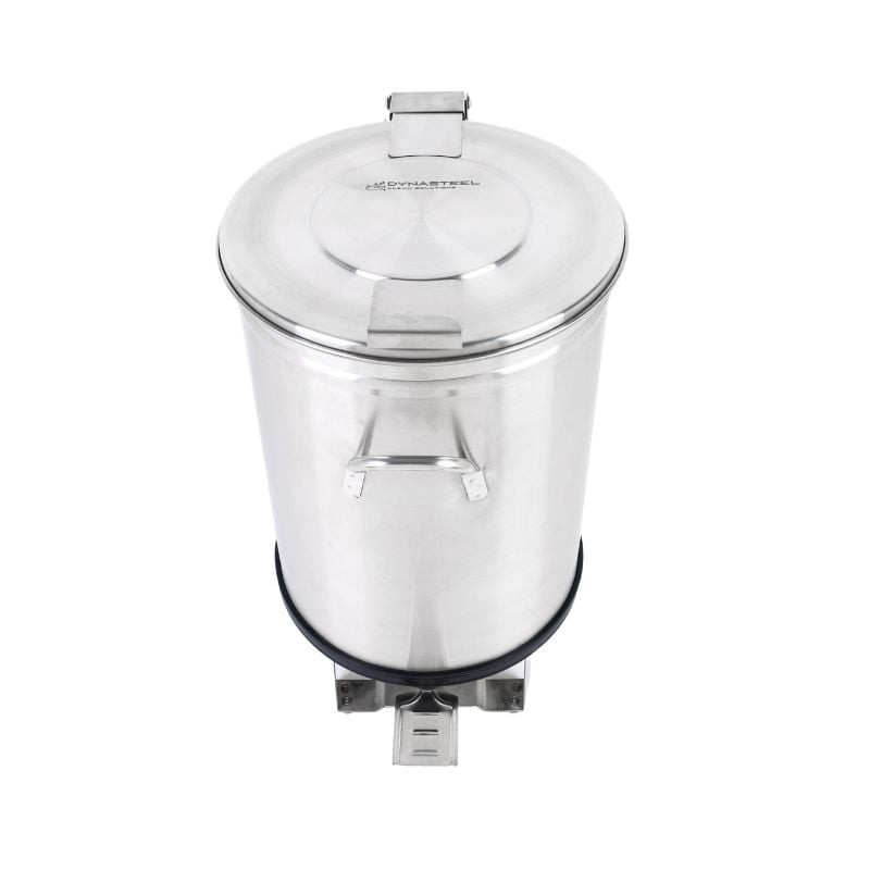 Stainless Steel Trash Can with Pedal - 50 L - Dynasteel Stainless Steel Trash Can with Pedal - 50 L - Dynasteel