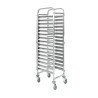 Inox Patisserie Ljestve 16 razina - 600 x 400 mm - Dynasteel