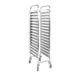 Inox Patisserie Ljestve 16 razina - 600 x 400 mm - Dynasteel