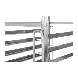 Échelle Gastronorme GN 1/1 15 Niveaux Inox Roulettes