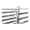 Échelle Gastronorme GN 1/1 15 Niveaux Inox Roulettes