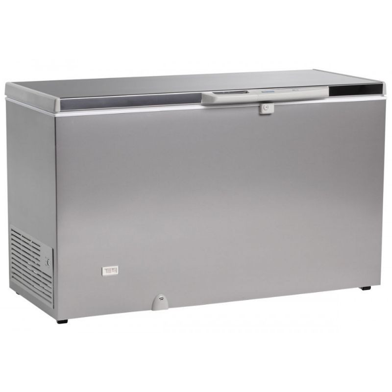 Professional Chest Freezer Stainless Steel Look - 500 L - Refurbished Professional Chest Freezer Stainless Steel Look - 500 L - Refurbished