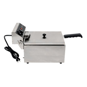 Friteza Profesionalna 10 L 3000 W Inox — Termostat