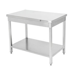 Table Inox 1200x700 mm avec Étagère Basse — Pro CHR