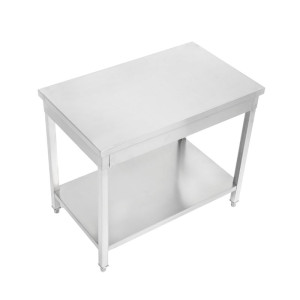 Table Inox 1200x700 mm avec Étagère Basse — Pro CHR
