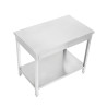 Table Inox 1200x700 mm avec Étagère Basse — Pro CHR