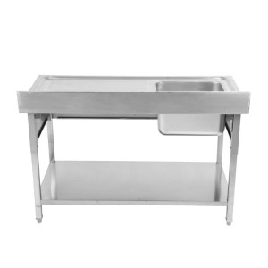 Plonge Inox 1 Bac Ocjedna ploha Desno - L 1000 x P 600 mm