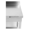 Stol Inox 1000x600 mm Naslon i Donja Polica