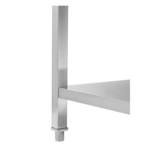Stol Inox 1000x600 mm Naslon i Donja Polica