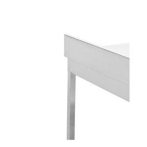 Stol Inox 1000x600 mm Naslon i Donja Polica
