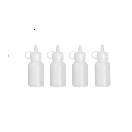 Mini bočica dozator - 30 ml - Paket od 4 | Precizno dozirajte preljeve i umake | Marka HENDI